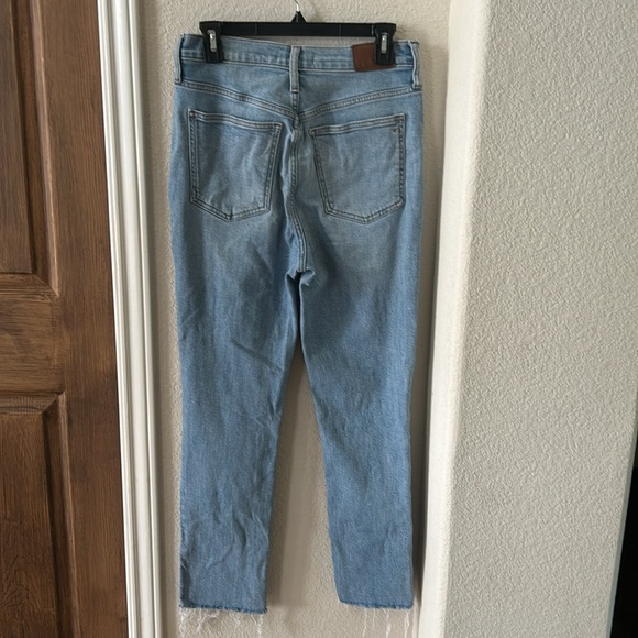 Madewell The Perfect Vintage Jeans Light Wash 27 Distressed Stretch - Picture 4 of 11